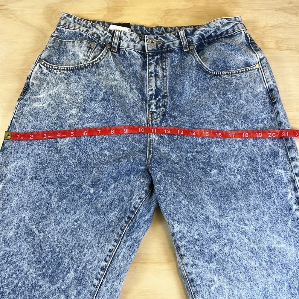 Ragged Women’s Vintage Y2K Acid Wash Blue Denim Jeans - Picture 7 of 14